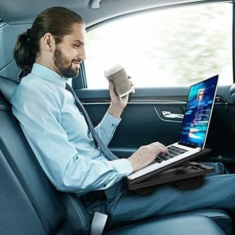Laptop Stand With Cushion - 8 Angle Way Adjustable, Support Notebook, Maximum 15.6 Tablet, Tray Table & Suitable For Travel, Work, Home 3 Laptop Stand With Cushion - 8 Angle Way Adjustable, Support Notebook, Maximum 15.6 Tablet, Tray Table & Suitable For Travel, Work, Home - Image 3