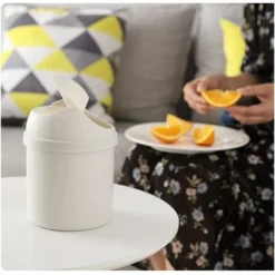 Mini Office Trash Can, Small Waste Paper Basket, Table Office Trash Can , Bleua 7 Mini Office Trash Can, Small Waste Paper Basket, Table Office Trash Can , Bleua -Office Furniture Store 58420898 3
