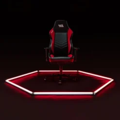 Apex Gaming Desk Chair, Ergonomically Designed Seating, Premium PU Leather With 4D Adjustable Arm Rest And Height, Additional Lumbar Support, Red -Office Furniture Store 59866042 4