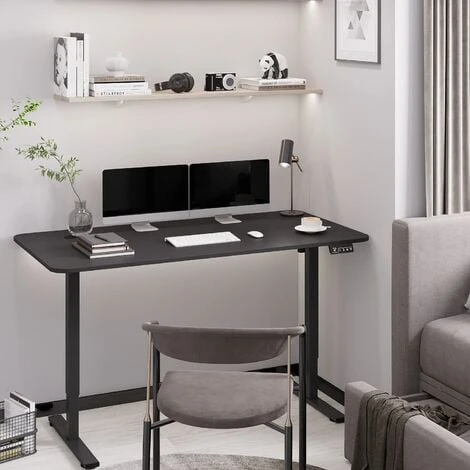 Height-adjustable Standing Desk With Electric Motor, Computer Desk, Intelligent Memory Height,Collision Protection,100 Cm, Black 2 Height-adjustable Standing Desk With Electric Motor, Computer Desk, Intelligent Memory Height,Collision Protection,100 Cm, Black - Image 2