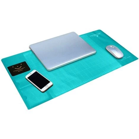 Aquarius AQ Multifunctional Office Desk Mouse Mat Eco-Friendly PVC+DS Materials - Blue 2 Aquarius AQ Multifunctional Office Desk Mouse Mat Eco-Friendly PVC+DS Materials - Blue - Image 2