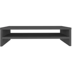 Monitor Stand Grey 50x24x13 Cm Solid Wood Pine VidaXL -Office Furniture Store 60889206 5