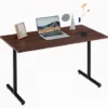 Computer Desk Study Workstation For Home Office Use Writing Table, Dinner Table Conference Table 120x60x73.6cm Grey