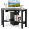 Corner Desk Space-Saving Computer Desk Gaming Table Makeup Desk 2 Open Shelve