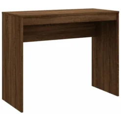 Desk Brown Oak 90x40x72 Cm Engineered Wood VidaXL
