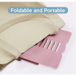 HIASDFLS 2 Pièces Support De Lecture Métal, Support De Livre De Cuisine Support De Livre Pliable En Métal Antidérapant, 6 Hauteurs Réglables Support Livre Porte, Rose+Bleu -Office Furniture Store 67818324 3