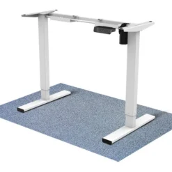 SANODESK Electric Height Adjustable Standing Desk Sit Stand Desk Adjustable Desk Stand Up Desk With Anti-collision Protection, Memory Control And Soft Start/stop Function (White,EP1)