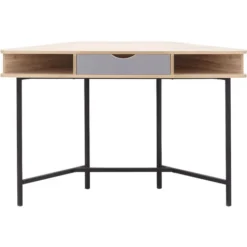 GFW Telford Corner Desk Light Oak -Office Furniture Store 72641405 3