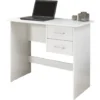 GFW Panama 2 Drawer Desk White