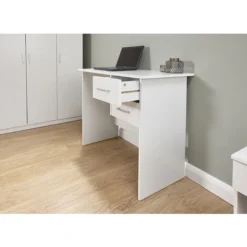 GFW Panama 2 Drawer Desk White 8 GFW Panama 2 Drawer Desk White -Office Furniture Store 72641541 4