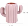 Desktop Pen Holder Stand Cactus Desk Organizer Pencil Holder For Office Desk Funny Organizer Pencil Case Funny Pen Pot,Pink