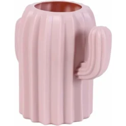 Desktop Pen Holder Stand Cactus Desk Organizer Pencil Holder For Office Desk Funny Organizer Pencil Case Funny Pen Pot,Pink -Office Furniture Store 75329066 4