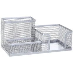 Desk Organizer Multifunctional Metal Pencil Desktop Organizer Office Supplies Holder