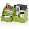 Office Desk Organizer Organization System Table Organizer PU Leather Pen Holder Pen Box Pen Holder Multifunctional Office Supplies