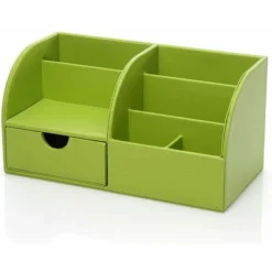 Office Desk Organizer Organization System Table Organizer PU Leather Pen Holder Pen Box Pen Holder Multifunctional Office Supplies -Office Furniture Store 75725293 3