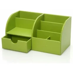 Office Desk Organizer Organization System Table Organizer PU Leather Pen Holder Pen Box Pen Holder Multifunctional Office Supplies -Office Furniture Store 75725293 4