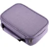 Pencil Case, 72 Slots Multi-functional Large Capacity Pens Case Pencil Pouch Wrap Coloring Pencil Holder Organizer Stationary Bag With Interior Z-Purple