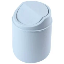 Pack Of Creative Small Desktop Trash Can Mini Clamshell Small Trash Can With Trash Bags