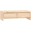 Monitor Stand 50x27x15 Cm Solid Wood Pine VidaXL
