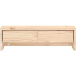Monitor Stand 50x27x15 Cm Solid Wood Pine VidaXL -Office Furniture Store 78996701 5