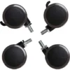 FLEXISPOT W1 Lockable Casters For Standing Desk Height Adjustable Desk Wheels 4pcs