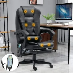 Black Massage Office Chair