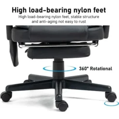 Black Massage Office Chair 9 Black Massage Office Chair -Office Furniture Store 81922048 5