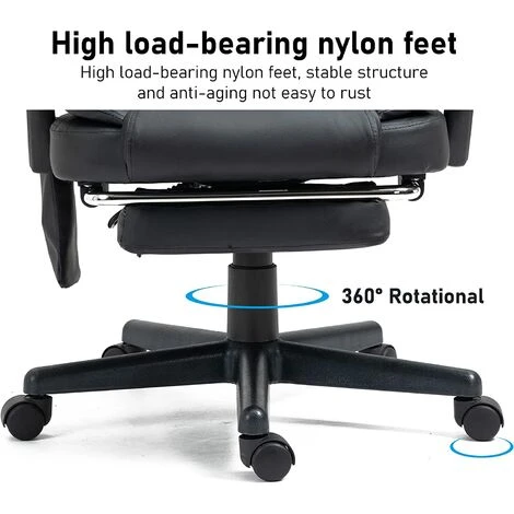 Black Massage Office Chair 5 Black Massage Office Chair - Image 5