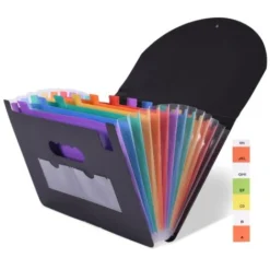 A To Z Month A4 Concertina Expanding File Folder Organiser Wallet Pockets