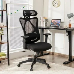 Ergonomic Mesh Office Chair High Back Executive Chair Swivel Reclining Chair -Office Furniture Store 84708928 4