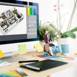 Pen Holder With Phone Stand Resin Elephant Shaped Pen Case Cell Phone Stand Carving Brush Scissors Holder Desk Organizer Decor For Office Desk Home Decorative (B 6 Pen Holder With Phone Stand Resin Elephant Shaped Pen Case Cell Phone Stand Carving Brush Scissors Holder Desk Organizer Decor For Office Desk Home Decorative (B -Office Furniture Store 85329734 2