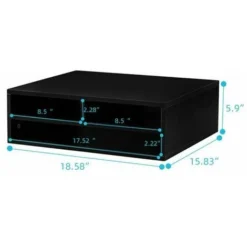 Monitor Printer Stand Computer Riser With Storage,Workspace Desk Organizers For Home Office -Office Furniture Store 85890056 5