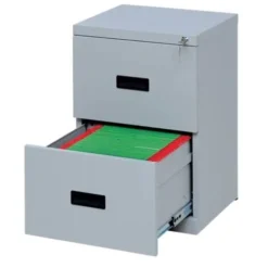 Realspace 2 Drawer Filing Cabinet – Grey