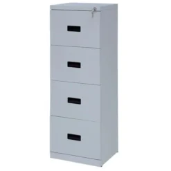 Realspace 4 Drawer Filing Cabinet – Grey