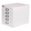 Bisley 5 Drawer Filing Cabinet - Chalk