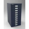 Bisley 10 Drawer Metal Filing Cabinet - Prussian