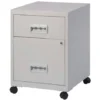 Pierre Henry Combi Filing Cabinet 2 Drawer - Grey