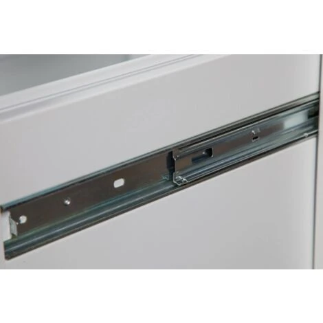 Pierre Henry 3 Drawer A4 Filing Cabinet – Grey 4 Pierre Henry 3 Drawer A4 Filing Cabinet – Grey - Image 4