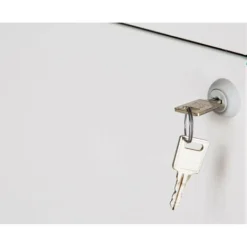 Pierre Henry 3 Drawer Maxi Filing Cabinet - Silver/White 9 Pierre Henry 3 Drawer Maxi Filing Cabinet - Silver/White -Office Furniture Store 86764592 5