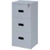 Realspace 3 Drawer Filing Cabinet – Grey