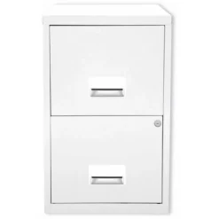 Pierre Henry 2 Drawer Maxi Tall Filing Cabinet - Bright White