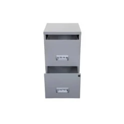Pierre Henry 2 Drawer Maxi Tall Filing Cabinet - Silver 7 Pierre Henry 2 Drawer Maxi Tall Filing Cabinet - Silver -Office Furniture Store 86764658 3