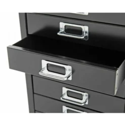 Bisley 10 Drawer Metal Filing Cabinet - Black -Office Furniture Store 86764706 3