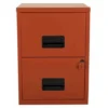 Pierre Henry 2 Drawer Maxi Tall Filing Cabinet - Teracotta