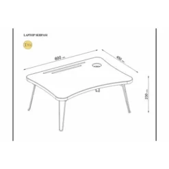Elif Laptop Stand - White 5 Elif Laptop Stand - White -Office Furniture Store 87191857 3