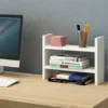 Meric Desktop Organizer Shelf - White