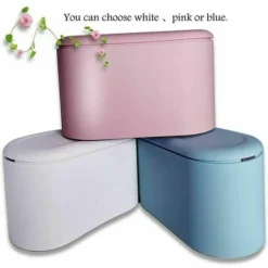 Kitchen Bin Mini Plastic Bin With Lid,Small Tabl Bin,For Bathrooms,Desks,Office,Kitchen,Car,Makeup Holder -Office Furniture Store 87593635 4