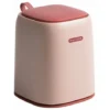 Mini Office Bin Bathroom Bedroom Office Kitchen Bin Can-a Pink