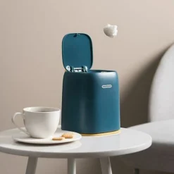 Mini Office Bin Bathroom Bedroom Office Kitchen Bin Can-a Pink 7 Mini Office Bin Bathroom Bedroom Office Kitchen Bin Can-a Pink -Office Furniture Store 87630545 3