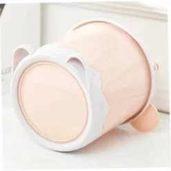 Mini Paper Basket Rolling Type Desktop Cover Waste Bins Trash Can Bucket Kitchen Living Room Waste Bins -Office Furniture Store 87641703 3